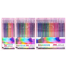 Evidențiatoare gel cu culoare schimbătoare, vârf de 1 mm, pachet de 18