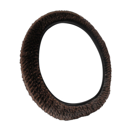 Winter Car Steering Wheel Cover Plush No-Ring 1