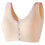Women's Snap-Front Bra with Full Coverage and Breathable 1