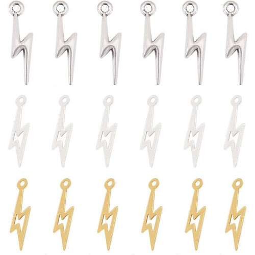 Μενταγιόν Lightning Bolt 3 Χρώματα 45 τεμάχια