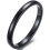 Stapelbar ring i volframkarbid, 2 mm slät vigselring 1