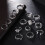 Vintage knogringar set guld silver 35 delar 5