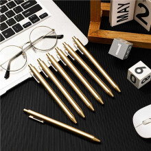 60 Pcs Gold Ballpoint Pens Bulk Retractable Black Ink Medium Point Pens for Wedding Bridal Shower Business Office