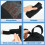 3X Pickleball  Holder Foldable Storage Mesh Bag for Pickleball Net Post, Storage Hanging Bag with Strap 7