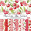 Papel para scrapbook com tema de frutas, 15x15cm (6x6 polegadas), 24 folhas. 1