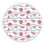 Serviette de plage ronde en microfibre 60 pouces, séchage rapide, motif pastèque 1