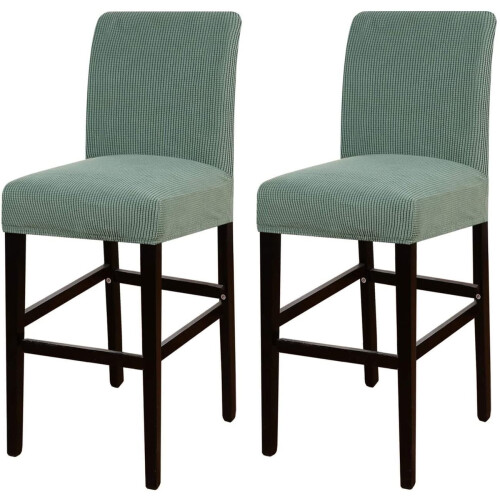 Fundas elásticas para taburetes de bar con respaldo Back2Pack Verde