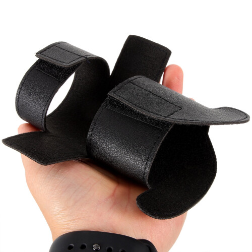 Copertura per tromba in similpelle nera (1 set) 2