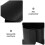 Copertura per tromba in similpelle nera (1 set) 6