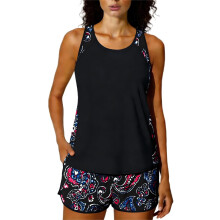 Costum de baie tankini pentru femei, cu control al abdomenului și croială sportivă
