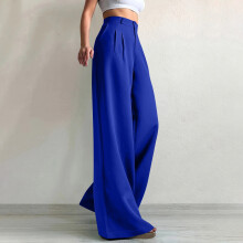 Women's High Waisted Straight Wide Leg Office Pants Pure