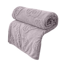 Cloud Jacquard Knit Throw Blanket Light Purple 27.5x39.4