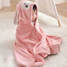 Rabbit Hooded Baby Bath Towel Soft Absorbent 25.5555.11 in