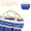 Canvas tuintas, draagbare organizer (2 stuks) 2