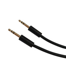 Kabel słuchawkowy stereo 2,5 mm męski do męskiego, pozłacany
