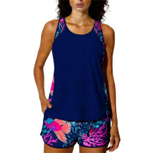 Costum de baie tankini pentru femei, cu control al abdomenului și croială sportivă