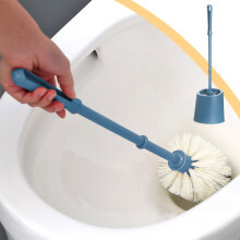 Juego de cepillo para inodoro con soporte y base antigoteo.