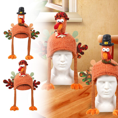 Thanksgiving-Truthahnhut als originelle Winterdekoration