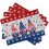Patriottische kabouter placemats 12x18 inch, set van 4 2