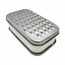 Râpe à fromage et à chocolat elliptique rectangulaire 2 en 1