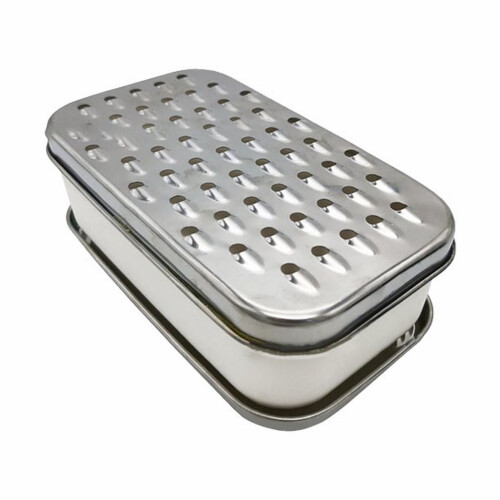 Râpe à fromage et à chocolat elliptique rectangulaire 2 en 1