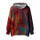 Moletom feminino oversized com bolso e estampa gráfica. 1