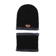 Polyester Fiber Hat and Neck Warmer Set: High Elasticity, Eco-Friendly, Warm for Cold Weather