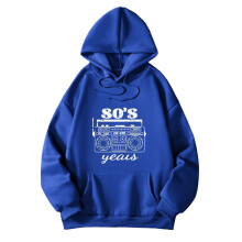 Lässiger Damen-Hoodie, Oversized, lockere Passform, bedrucktes Sweatshirt