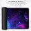 Mousepad Gamer XXL com Design Galáxia 35x15 polegadas 4