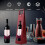 Sac à vin rouge en cuir (1 pièce) 5