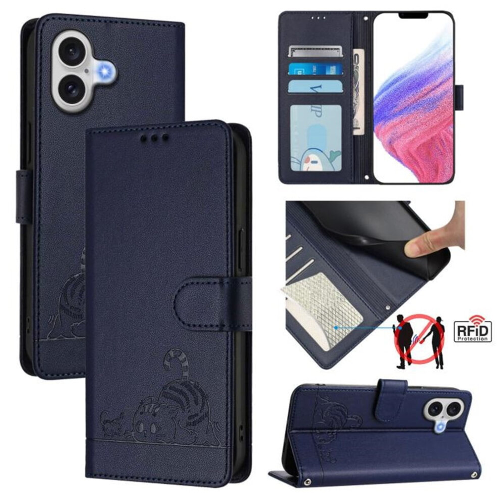 Rfid-Blocking Pu Leather Flip Wallet Case For Iphone 17 6.3 937196979509