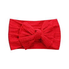Baby headbands elastic nylon with jacquard bow