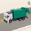Push-Back Dump Truck Toy Car Series 1 piece 1