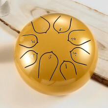 Rain Drum Steel Tongue Drum Blue 6 Inch 8 Note