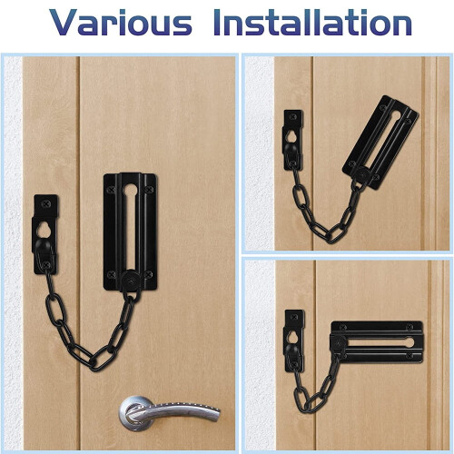 Door Chain Lock Stainless Steel 2 Pack 1
