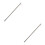 Tringle à rideaux en alliage d'aluminium (2 pièces) 8