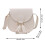 Τσάντα Crossbody για Κορίτσια με Δερμάτινο Ρυθμιζόμενο Λουρί, Μαύρο 4