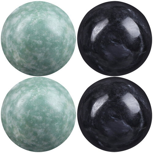 Marble Pattern Exercise Balls Hand Massager Set 2