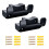 Hose Hanger Black Wall-Mount Garden Hose Holder 1 Pack 1