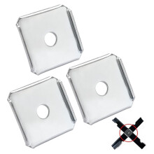 Adaptadores de Lâmina Dupla para Cobertura Morta X-Blade 6 Peças Compatíveis com Todos Os Cortadores Comerciais Padrão para XB2 e XB3