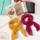 Sciarpa/stola/foulard da donna in cotone e lino, 6 pezzi 5