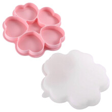 Heart-Shaped Burger Patty Maker Mold for Hamburger Baking and Grilling, 1 Set Kitchen Cooking Tool