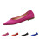 Willtoo Women's Solid Color Pointed Toe Flat Lace-Up Shoes 1