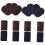 Schwarze Ellbogenflicken für Pullover, 16 Stück 8