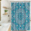 Rideau de douche mandala vert en polyester 183 x 213 cm 3
