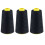 Sewing Thread Kit Polyester 3-Pc 2300 Yds Prewound Bobbins 1