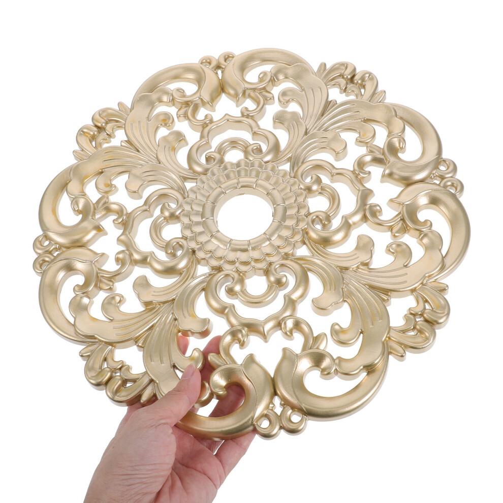 European Gypsum Style Plastic Ceiling Medallion 12-Inch 9329345491740