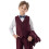 Ensemble costume garçon coupe slim 4 pièces 7-8 ans 5