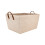 Panier à linge pliable en lin de style japonais avec 2
