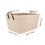 Panier à linge pliable en lin de style japonais avec 3